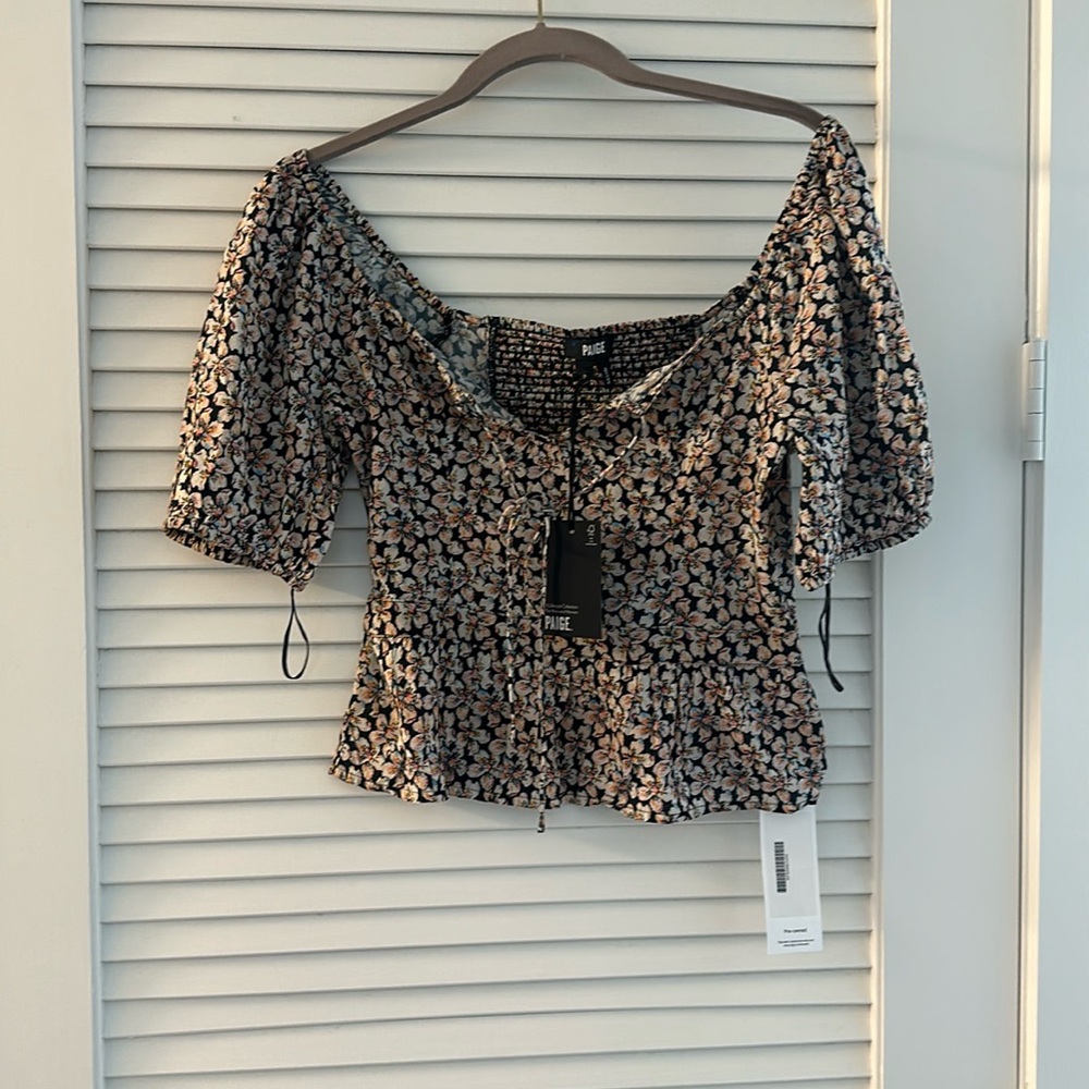Paige “Azul” Top NWT